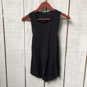 Lululemon Athletica swoop-neck tank - black